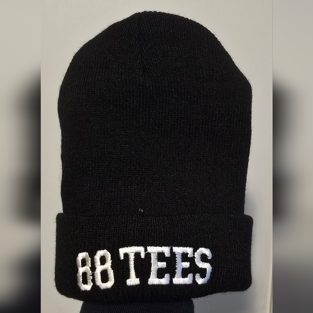 88Tees Logo Beanie - Black